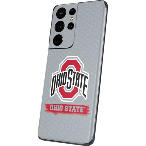 Ohio State University Distressed Logo Galaxy S21 Ultra 5G Skin
