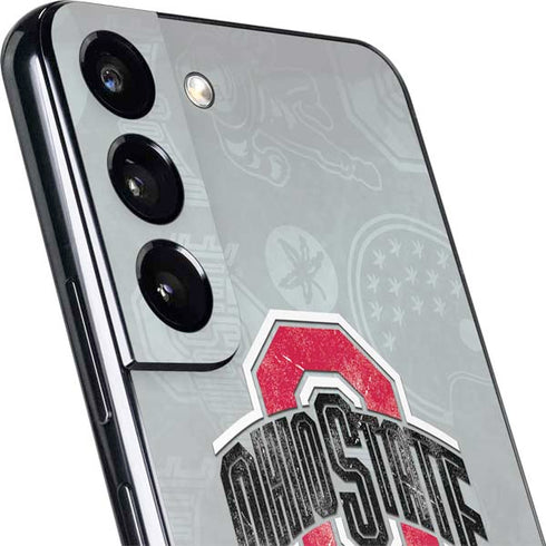 Ohio State University Distressed Logo Galaxy S22 Skin