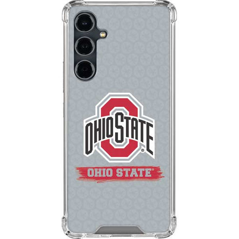 Ohio State University Distressed Logo Galaxy S23 FE Clear Case