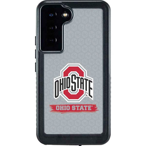 Ohio State University Distressed Logo Galaxy S23 Plus Waterproof Case