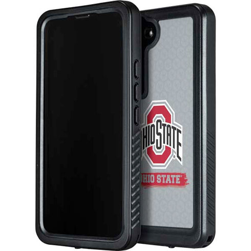 Ohio State University Distressed Logo Galaxy S23 Plus Waterproof Case
