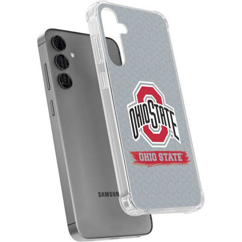 Ohio State University Distressed Logo Galaxy S24 Plus Clear Case