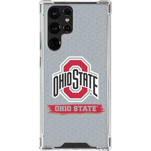 Ohio State University Distressed Logo Galaxy S24 Ultra Clear Case