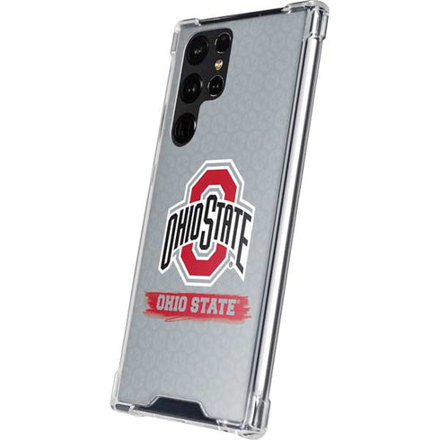 Ohio State University Distressed Logo Galaxy S24 Ultra Clear Case