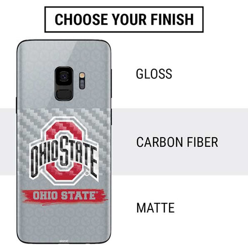 Ohio State University Distressed Logo Galaxy S9 Skin