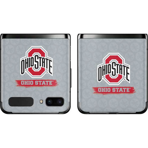 Ohio State University Distressed Logo Galaxy Z Flip Skin