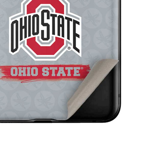 Ohio State University Distressed Logo Galaxy Z Flip Skin