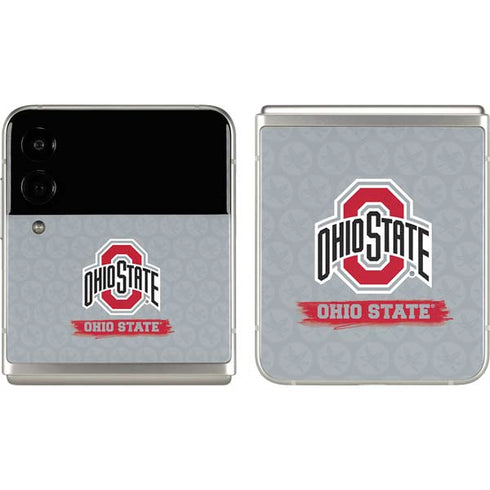 Ohio State University Distressed Logo Galaxy Z Flip3 5G Skin