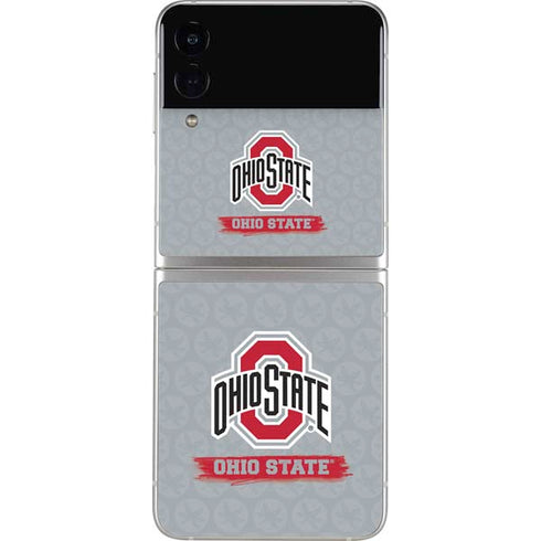 Ohio State University Distressed Logo Galaxy Z Flip4 5G Skin