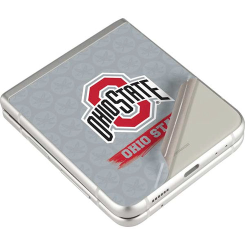 Ohio State University Distressed Logo Galaxy Z Flip4 5G Skin