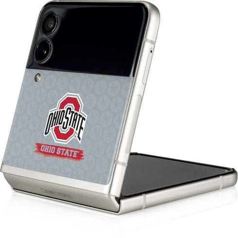 Ohio State University Distressed Logo Galaxy Z Flip4 5G Skin