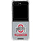 Ohio State University Distressed Logo Galaxy Z Flip5 5G Clear Case