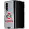 Ohio State University Distressed Logo Galaxy Z Fold4 5G Clear Case