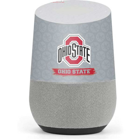Ohio State University Distressed Logo Google Home Skin
