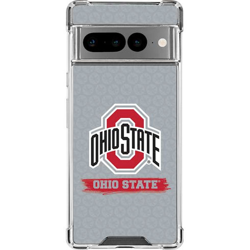 Ohio State University Distressed Logo Google Pixel 7 Pro Clear Case