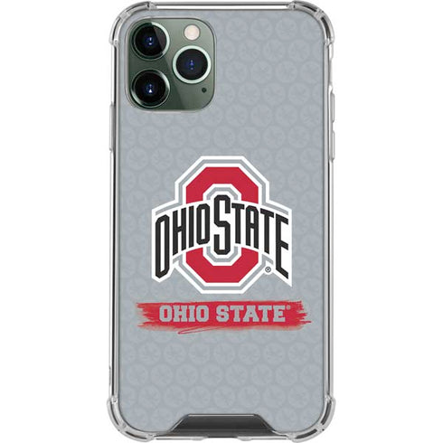 Ohio State University Distressed Logo iPhone 11 Pro Max Clear Case