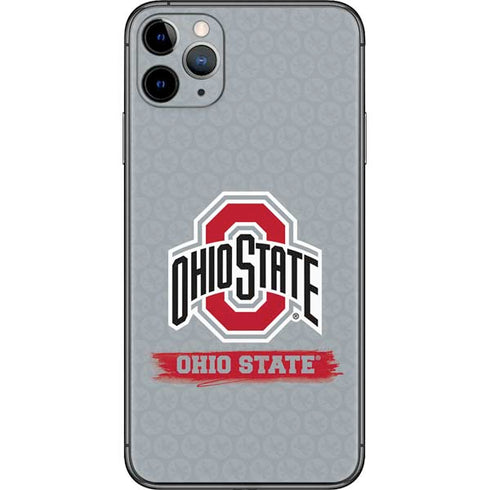 Ohio State University Distressed Logo iPhone 11 Pro Max Skin