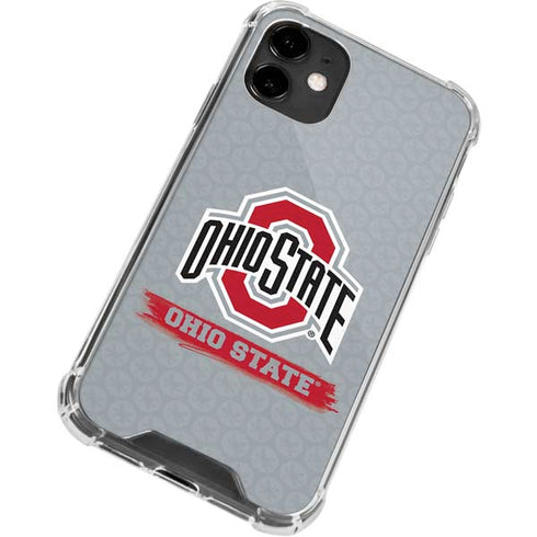 Ohio State University Distressed Logo iPhone 12 Mini Clear Case