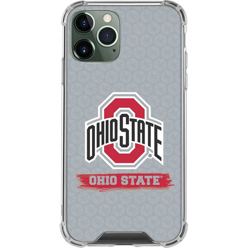 Ohio State University Distressed Logo iPhone 12 Pro Clear Case