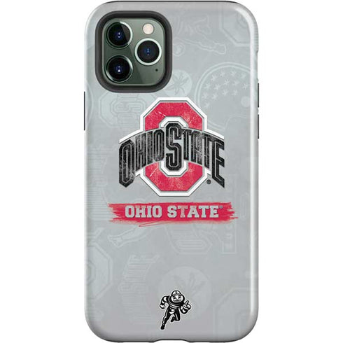 Ohio State University Distressed Logo iPhone 12 Pro Max Impact Case