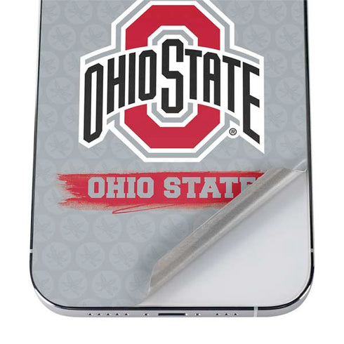 Ohio State University Distressed Logo iPhone 12 Pro Max Skin