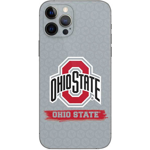 Ohio State University Distressed Logo iPhone 12 Pro Skin