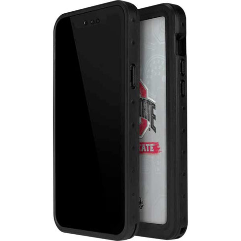 Ohio State University Distressed Logo iPhone 12 Pro Waterproof Case