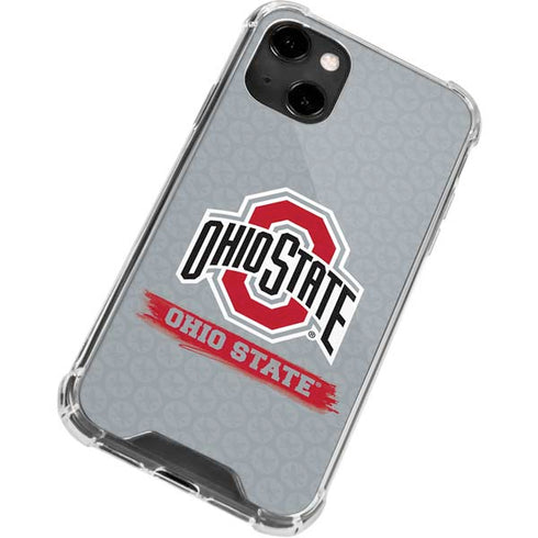 Ohio State University Distressed Logo iPhone 14 Clear Case