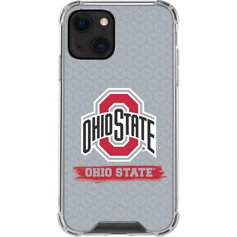 Ohio State University Distressed Logo iPhone 14 Plus Clear Case