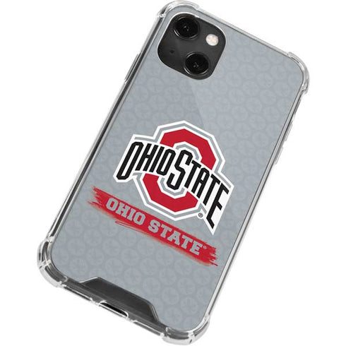 Ohio State University Distressed Logo iPhone 14 Plus Clear Case