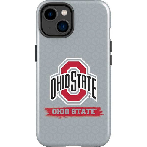Ohio State University Distressed Logo iPhone 14 Plus Impact Case
