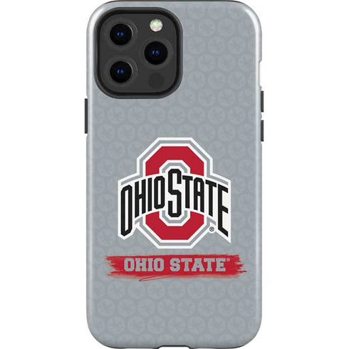 Ohio State University Distressed Logo iPhone 15 Pro Max Impact Case