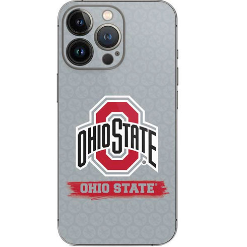 Ohio State University Distressed Logo iPhone 14 Pro Skin