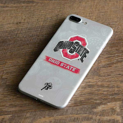 Ohio State University Distressed Logo iPhone 7 Plus Skin