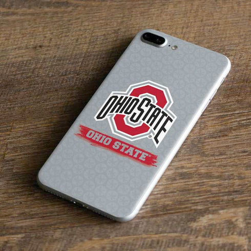 Ohio State University Distressed Logo iPhone 8 Plus Skin