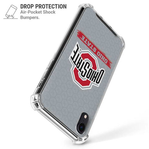 Ohio State University Distressed Logo iPhone XR Clear Case
