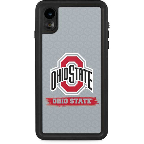 Ohio State University Distressed Logo iPhone XR Waterproof Case