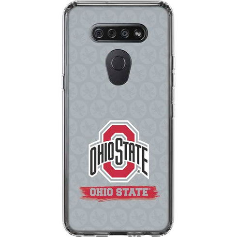 Ohio State University Distressed Logo LG K51/Q51 Clear Case