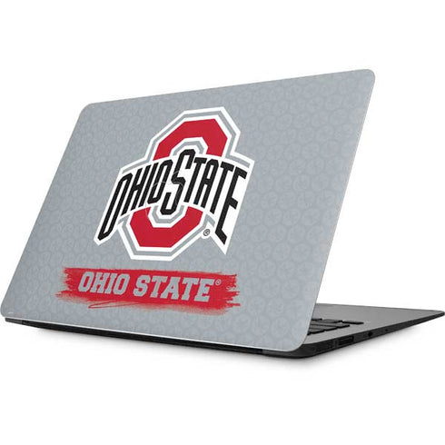 Ohio State University Distressed Logo Apple MacBook Skin
