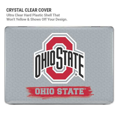 Ohio State University Distressed Logo MacBook Air 15in (2023-2025) Case plus Skin