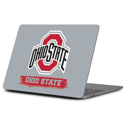 Ohio State University Distressed Logo Apple MacBook Pro 13-inch Skin