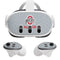 Ohio State University Distressed Logo Meta Quest 3 Skin