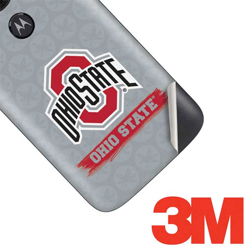 Ohio State University Distressed Logo Moto E5 Play Skin