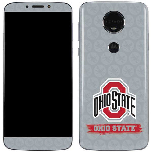 Ohio State University Distressed Logo Moto E5 Plus Skin