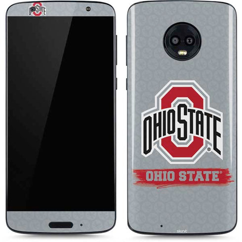 Ohio State University Distressed Logo Moto G6 Skin