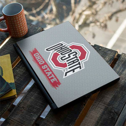 Ohio State University Distressed Logo MSI GS65 Stealth Laptop Skin