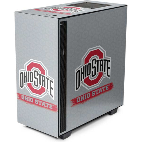 Ohio State University Distressed Logo NZXT H510 Compact ATX Mid-Tower Case Skin