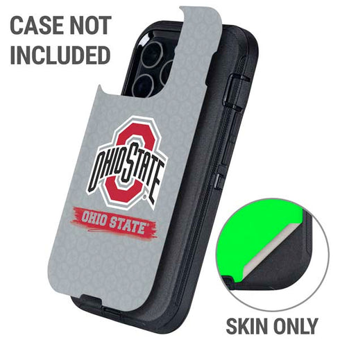Ohio State University Distressed Logo Otterbox Defender iPhone Skin