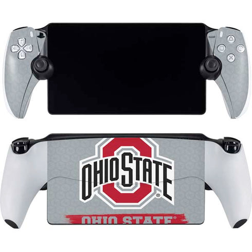 Ohio State University Distressed Logo PlayStation Portal Remote Player Skin
