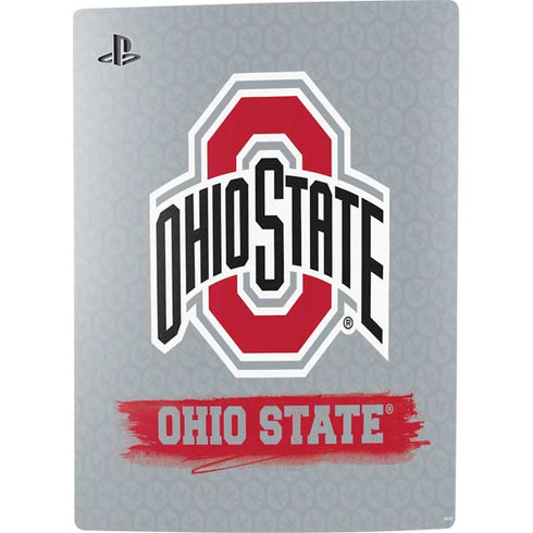 Ohio State University Distressed Logo PS5 Console Skin